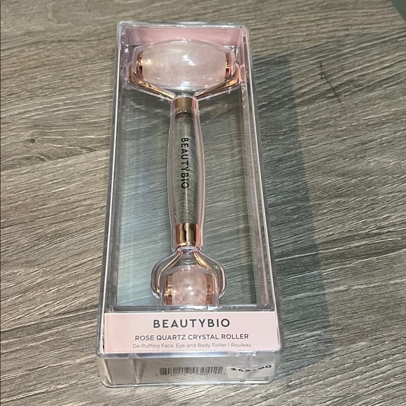 BEAUTYBIO NWT Rose Quartz Facial Roller NWT - Picture 3 of 6